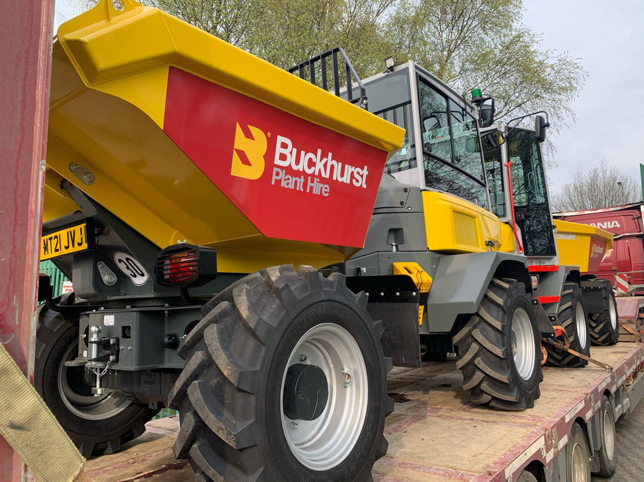 Dual View Dumper Loaded on a Wagon