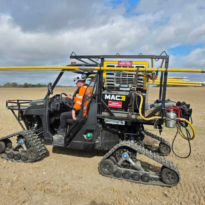 Specialist ATV Hire Supporting Wood Pole Reinforcement Projects