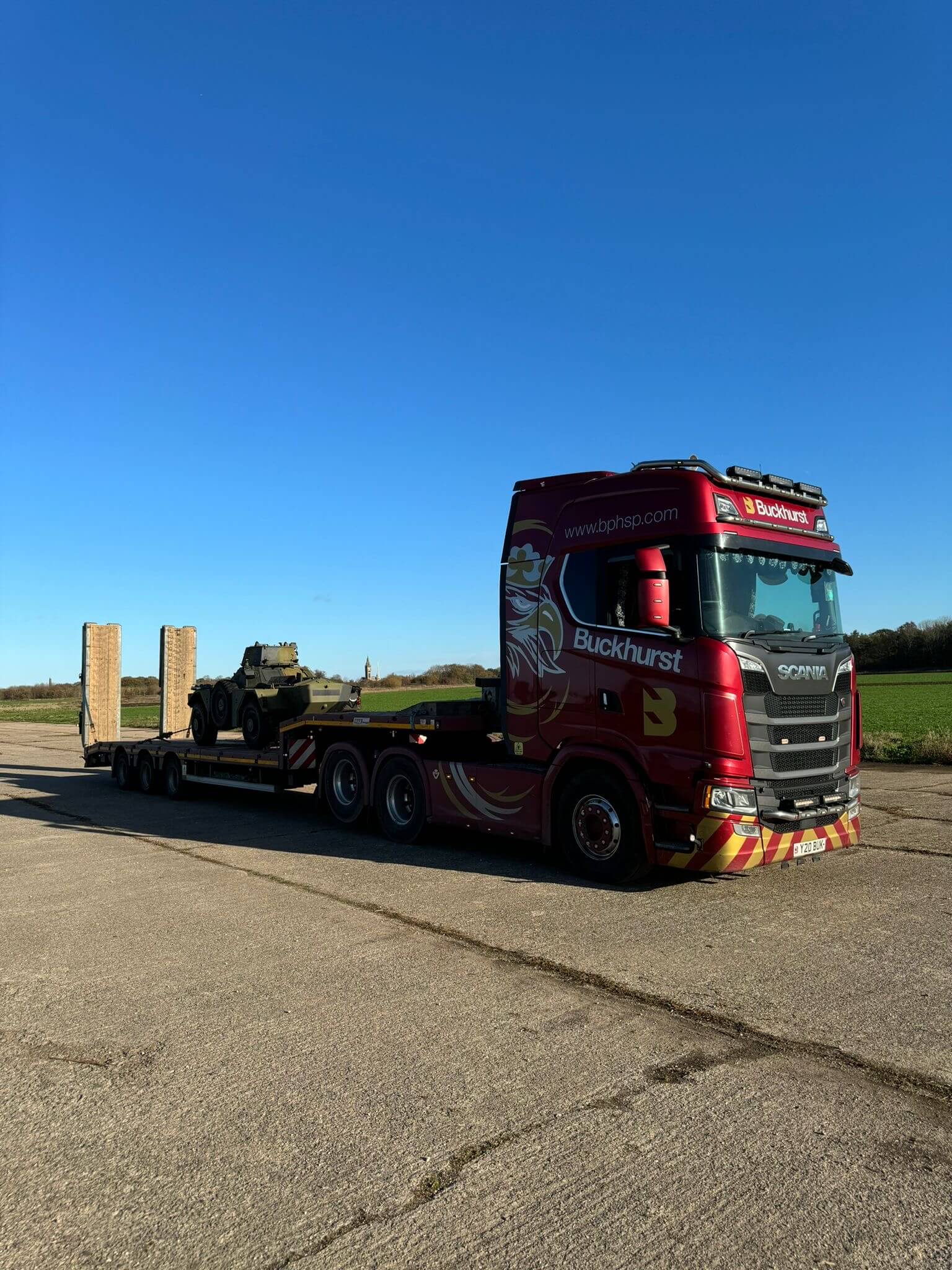 Supporting Locally with a Transport Move from Eaton Hall