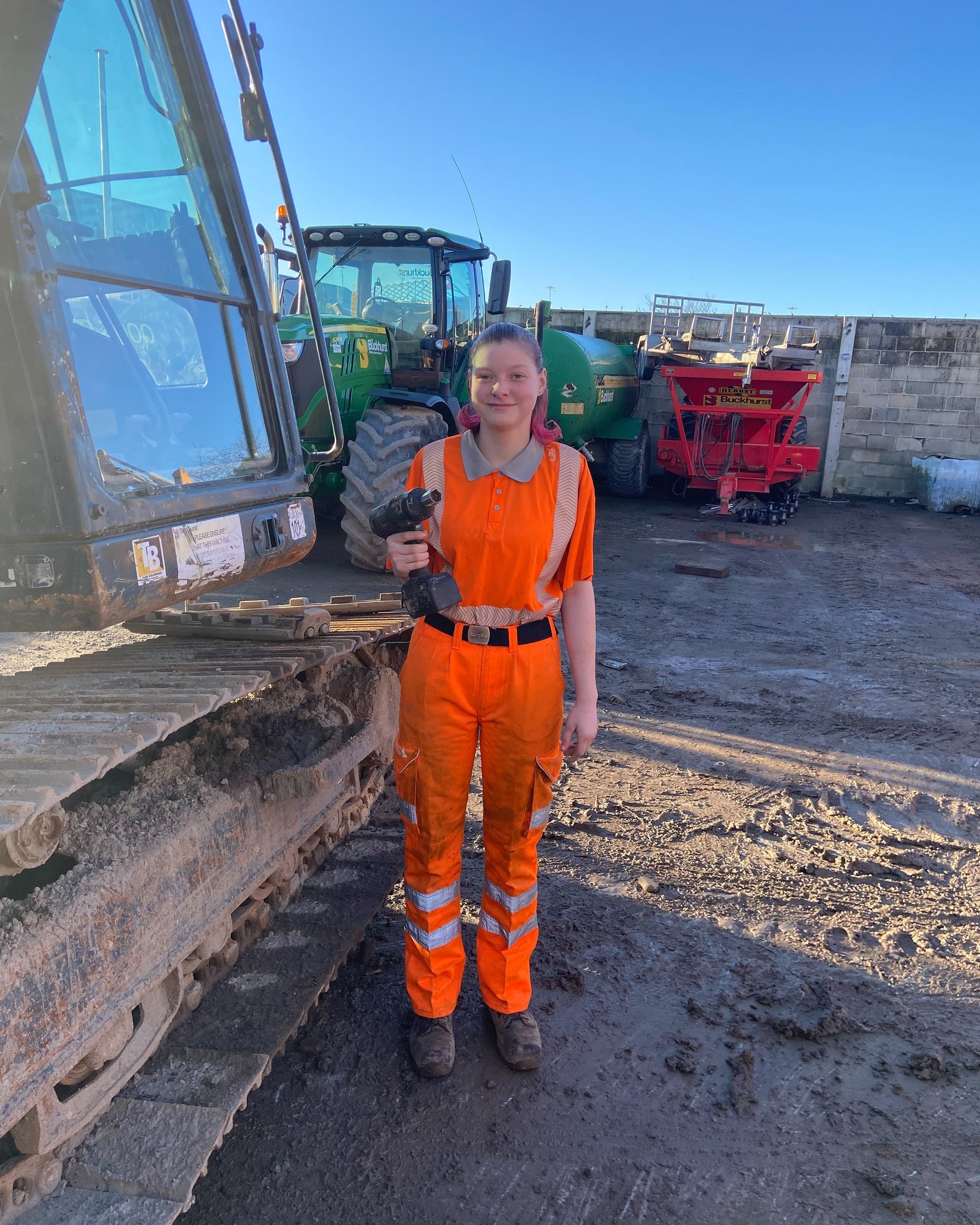 Paige-Apprentice-Plant-Fitter-Buckhurst-Plant-Hire-Leeds. 