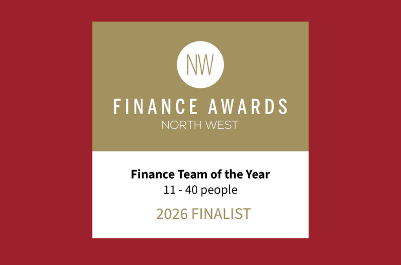 Shortlisted for Finance Team of the Year at the 2026 Robert Walters Finance Awards North West