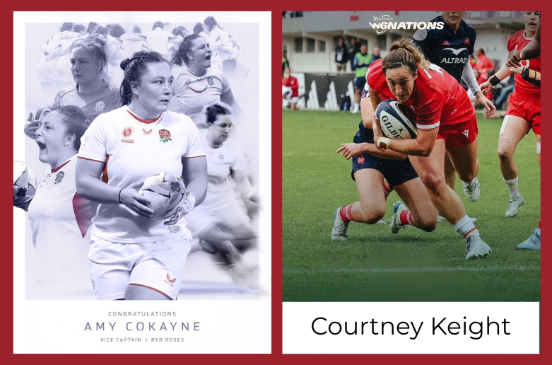 Good Luck to Amy Cokayne and Courtney Keight in their Final Women's Six Nations Matches this Weekend!
