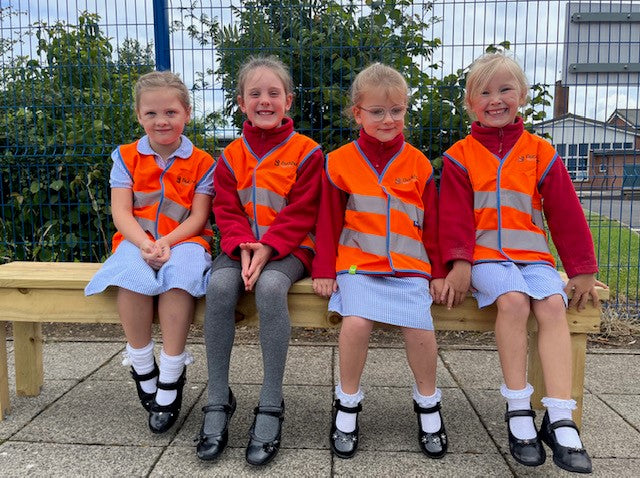 Buckhurst Plant Hire Donate 50 Hi Vis Vest to a Primary School
