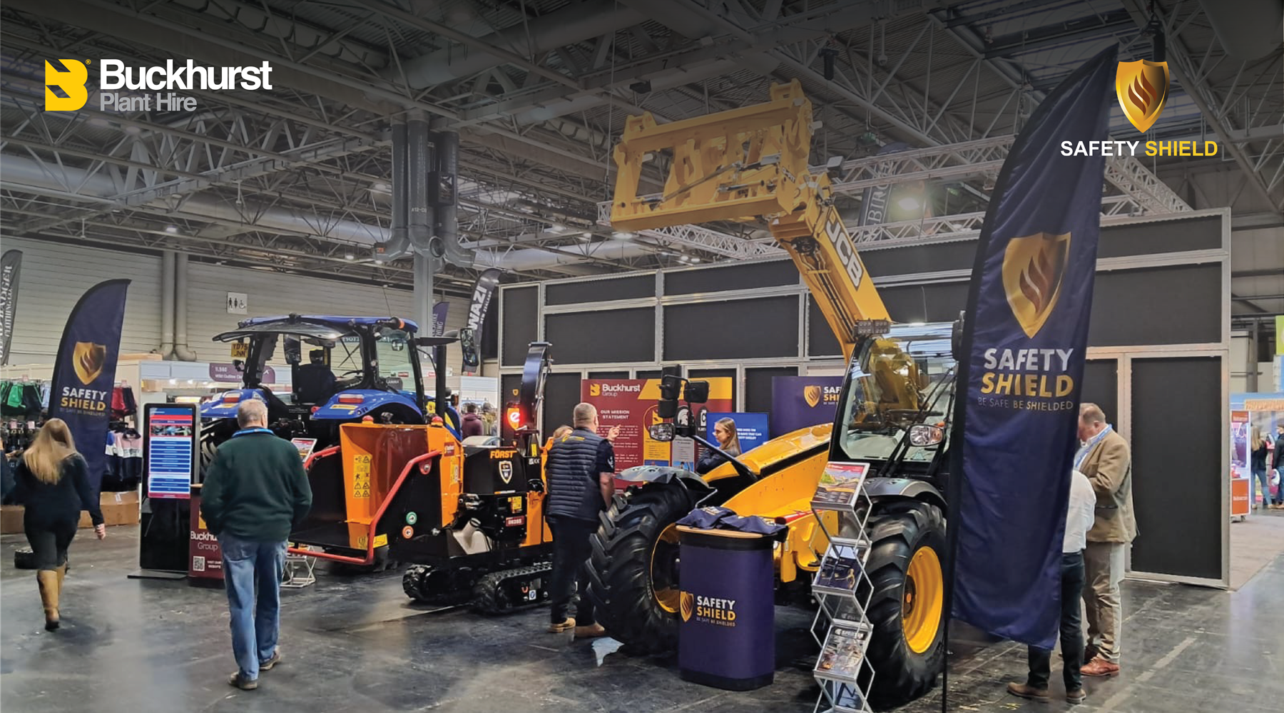Buckhurst Plant Hire Attends LAMMA With Safety Shield