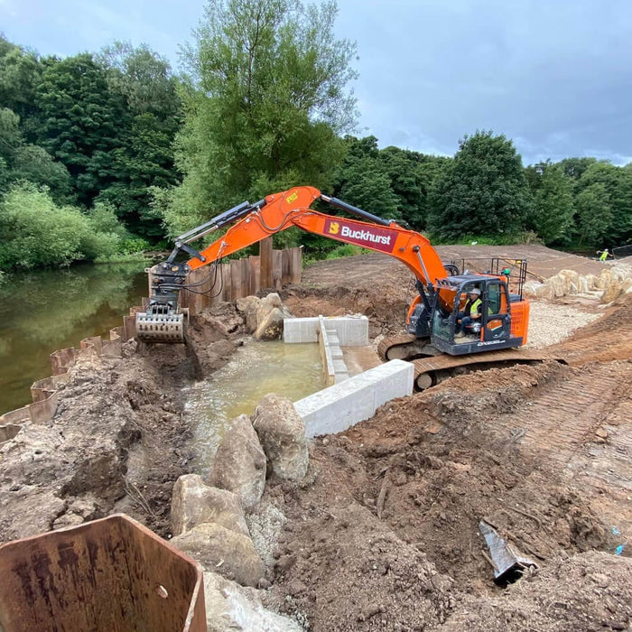 Supporting Vital River Restoration: Fish Pass Construction at Holland Wood Weir