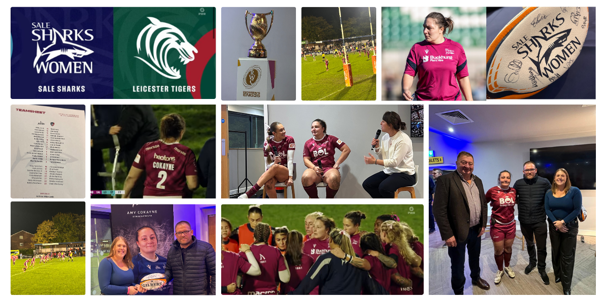 An overview of our evening at Sale Sharks Women