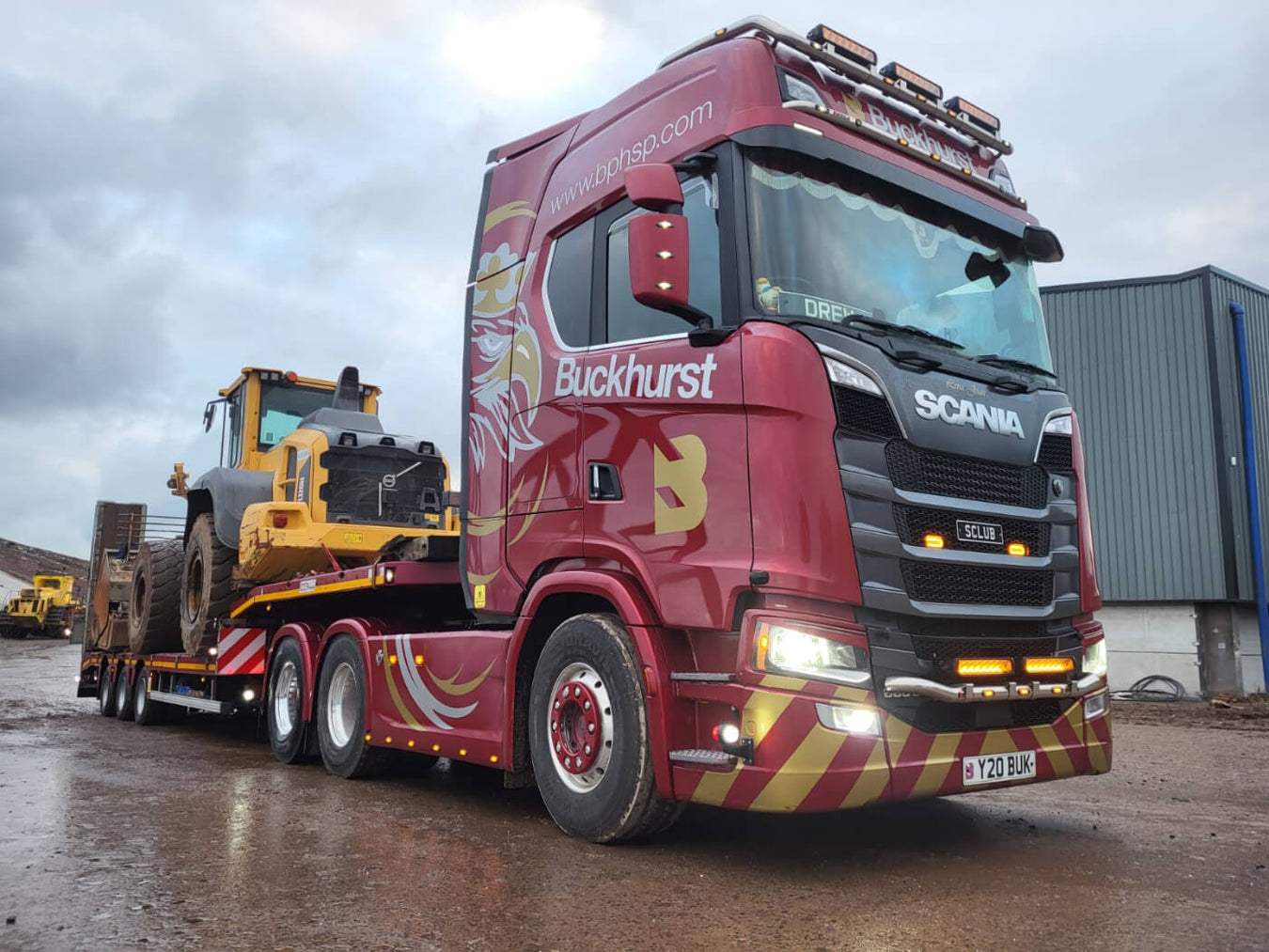 Buckhurst Plant Hire machinery transportation. 