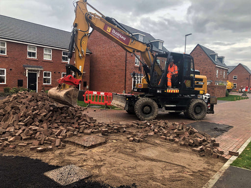 Buckhurst-Plant-Sany-15T-Wheeled-Excavator. 