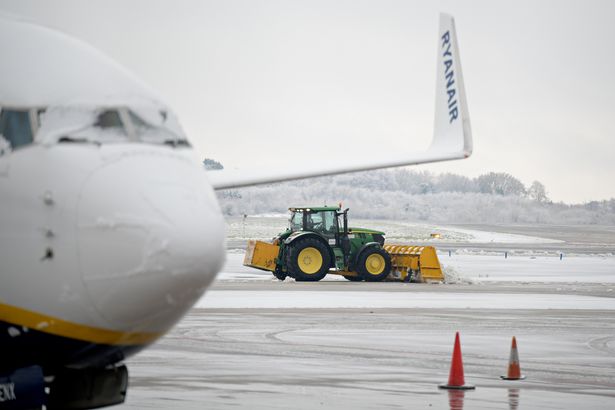 Buckhurst Plant Hire - Manchester airport snowplough 2